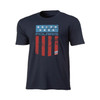 Polaris New OEM Men's 2X-Large Navy Flag Tee, 286250012