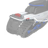 Polaris OEM K-Bumper Rear Tp/Co Turbo Slvr, 2884257-402
