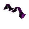 Polaris New OEM Midnight Purple Painted Lower Hoop Accent Kit, 2882419-381