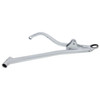 Polaris OEM Silver Front Left Upper Control Arm for RZR, 1021200-385