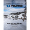 Polaris Snowmobile New OEM, Service Manual, 2015-2017 600/800 AXYS, 9927630