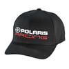 Polaris Snowmobile New OEM Unisex S/M Flexfit Hat with Racing Logo, 2868563