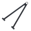 Polaris OEM Lower Front Control Arm, Medium Gloss Black, 1017080-067