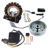 RMSTATOR New Aftermarket  Kit Improved Flywheel + Flywheel Puller + Stator + Mosfet Regulator + Gasket, RM23047