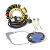 RMSTATOR New Aftermarket Yamaha Kit Stator + External Ignition Coil + Crankcase Cover Gasket, RM22863