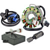 RMSTATOR New Aftermarket Yamaha Kit Stator 100 W + HP CDI + External Ignition Coil + Backplate + Puller, RM22851