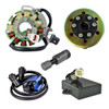 RMSTATOR New Aftermarket Yamaha Kit Stator 100 W + HP CDI + Ignition Coil + Backplate + Flywheel + Puller, RM22853