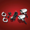 Show Chrome Accessories Mini Halogen Driving W/Clamps, 55-364