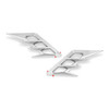 Show Chrome Accessories Front Fender Vent Accent Ch, 52-959