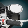 Show Chrome Accessories Twisted Cruiser Mirrors Short, 28-101