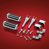 Show Chrome Accessories Rail Peg Set With Driver, 21-352J