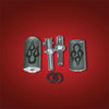 Show Chrome Accessories Flame Passenger Peg System, 21-821P