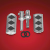 Show Chrome Accessories Diamond Passenger Peg Kawasaki, 21-727K