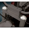 Show Chrome Accessories Domed Fork Cap Covers, 55-128
