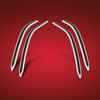 Show Chrome Accessories Gt Saddlebag Scuff Strips, 52-957