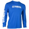 Yamaha Men's Small Long-Sleeve Pro Fishing Tee, CRP-14SLS-BL-SM