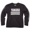 Yamaha New OEM, Factory Effex Men's Racer Long Sleeve Tee, VFE-20LRC-BK-LG