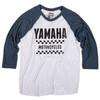 Yamaha New OEM Factory Effex Men's Long Sleeve Vet Baseball Tee, VFE-20TBB-WH-2X