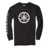 Yamaha New OEM Factory Effex Men's Tuning Fork Long Sleeve Tee, VFE-17LSS-BK-MD
