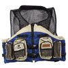 Yamaha New OEM Men's Nylon Mesh Fishing Life Jacket, MAR-18FSH-BL-XL