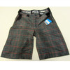 Jet Pilot Men's Regal Chino Shorts Swim Suit Trunks  Black/Grey/Orange Size 30