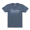Yamaha New OEM, Navy and White Essentials Shop Short T-Shirt, VDF-21TES-BL-SM