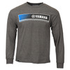 Yamaha New OEM, Branded Men's Polyester Revs Long Sleeve Tee, CRP-20LBR-GY-MD