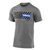 Yamaha New OEM Troy Lee Designs Men's Checkered Short Sleeve Tee VDF-20TCH-GY-LG