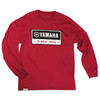 Yamaha New OEM, Branded Men's Genuine 1955 Long Sleeve Tee, CRP-18LGN-RD-XL
