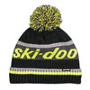 Ski-Doo New OEM Unisex One Size Hi-Viz Yellow Pom Pom Hat, 4487320026