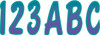HARDLINE I.D. Sticker Kit - 200 Series - Teal Gradation, PUTEG200