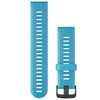 Garmin OEM Forerunner® Watch Bands (22 mm) Blue with Slate Hardware, 010-11251-2D