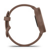 Garmin New OEM vívomove® Sport Cocoa Case and Silicone Band with Peach Gold Accents, 010-02566-02