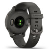 Garmin New OEM Venu® 2S Slate Stainless Steel Bezel with Graphite Case and Silicone Band, 010-02429-00
