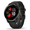 Garmin New OEM Venu® 2 Plus Slate Stainless Steel Bezel with Black Case and Silicone Band, 010-02496-01