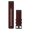 Garmin OEM QuickFit® 26 Watch Bands Heathered Red Nylon, 010-12864-06