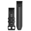 Garmin New OEM QuickFit® 26 Watch Bands Graphite Silicone, 010-13117-01