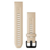 Garmin OEM QuickFit® 20 Watch Bands Limestone Silicone, 010-13102-08