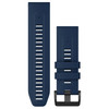 Garmin New OEM QuickFit® 26 Watch Bands Captain Blue Silicone, 010-13117-31