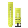 Garmin New OEM QuickFit® 26 Watch Bands Amp Yellow Silicone, 010-12864-04