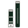 Garmin New OEM QuickFit® 22 Watch Straps Jacquard-weave Nylon Strap – Pine Green, 010-13008-00