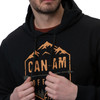 Can-Am New OEM Men's Large Black Premium Pullover Hoodie, 4545450990