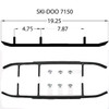 Woody's New OEM Ski-Doo Exective Series 8' Flat-Top Carbides/Runners, WSD-7150