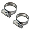 Marine Grade New Stainless Steel #16 Hose Clamp 3/4"-1 1/2" Two  Pack