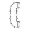 Mercury Marine Mercruiser New OEM Intake Manifold Gasket, 27-35898T
