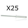 Yamaha New OEM Pack of 25 Rivet, Blind, 90267-489U8-00