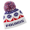 Polaris Snowmobile New OEM, Acrylic Fair Isle Pom Beanie, 2864701