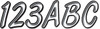 HARDLINE I.D. Sticker Kit - 400 Series - White, WHBKG400