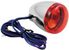 CHRIS PRODUCTS Turn Signal - Chrome/Red, 8500R