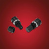 Big Bike Parts Black Straight Valve Stem, 5-801BK